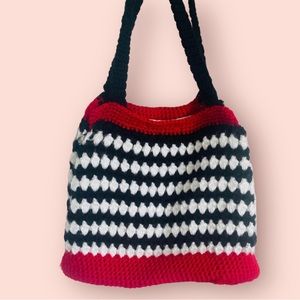 Handcrafted crochet handbag